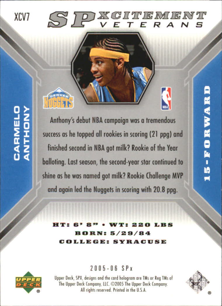 2005/2006 SPX (Upper Deck) Basketball - Picture 49 of 299