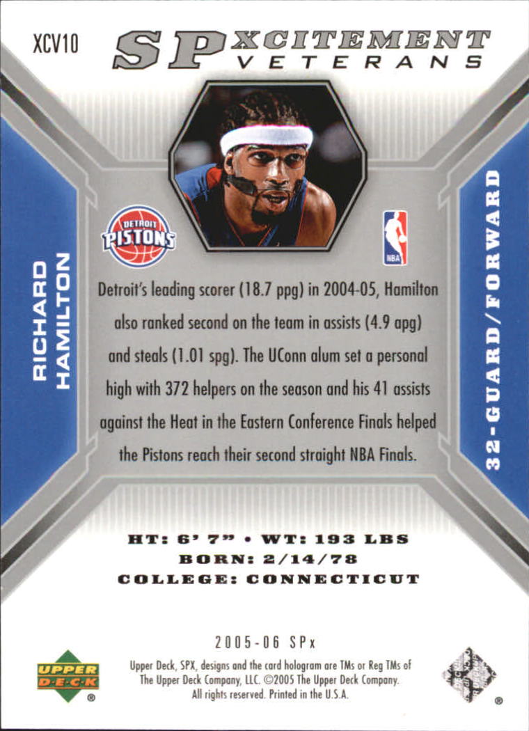 2005/2006 SPX (Upper Deck) Basketball - Picture 45 of 299