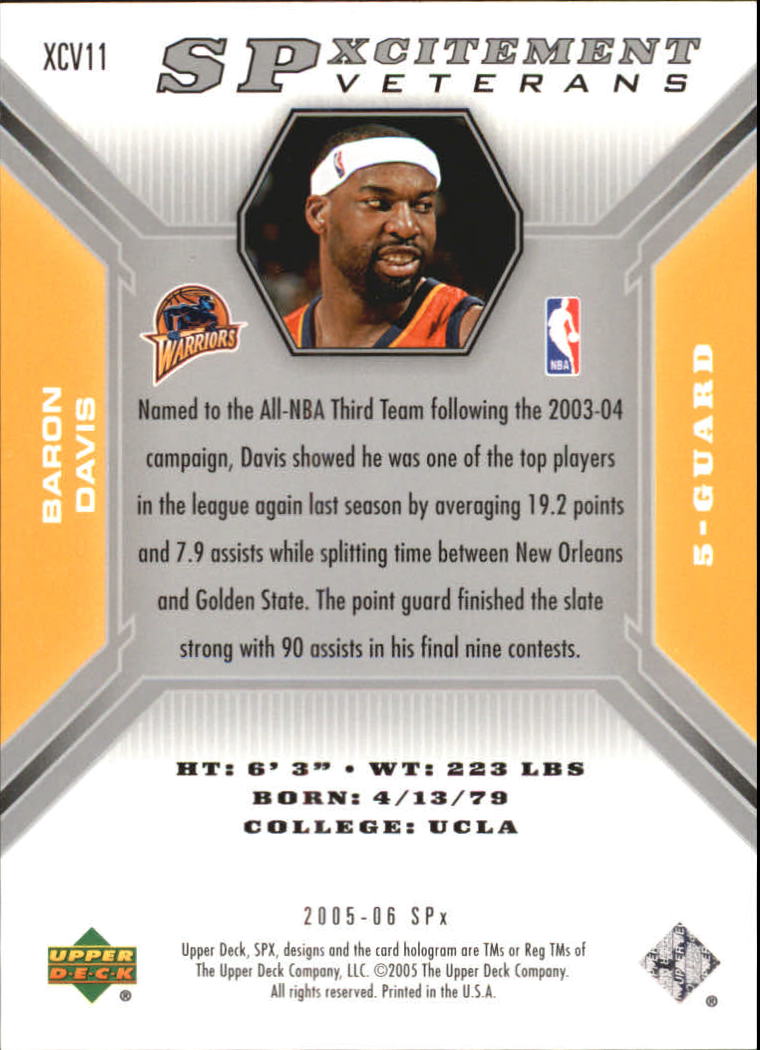 2005/2006 SPX (Upper Deck) Basketball - Picture 43 of 299