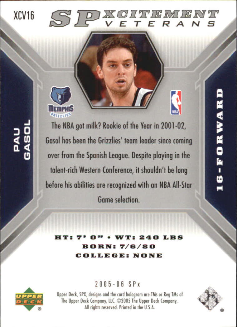 2005/2006 SPX (Upper Deck) Basketball - Picture 37 of 299