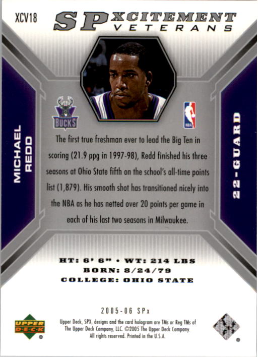 2005/2006 SPX (Upper Deck) Basketball - Picture 33 of 299