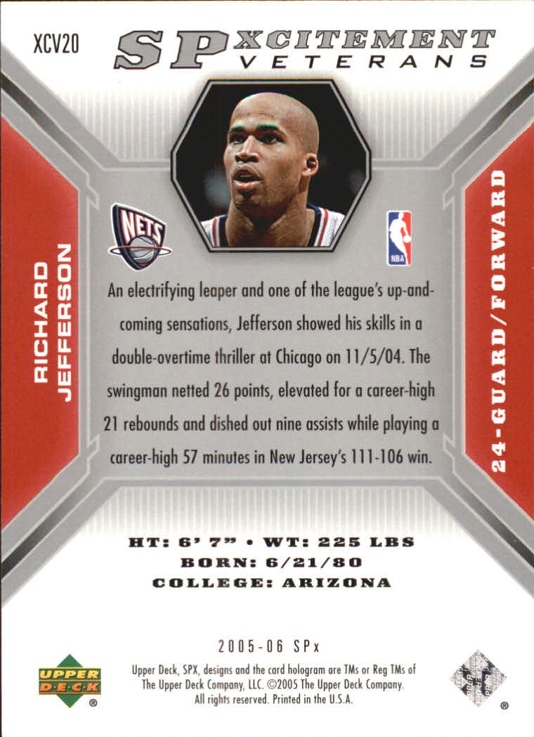 2005/2006 SPX (Upper Deck) Basketball - Picture 29 of 299