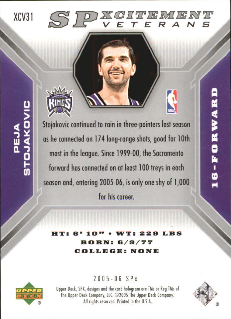 2005/2006 SPX (Upper Deck) Basketball - Picture 17 of 299
