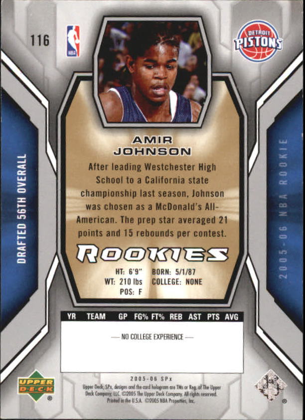 2005/2006 SPX (Upper Deck) Basketball - Picture 91 of 299