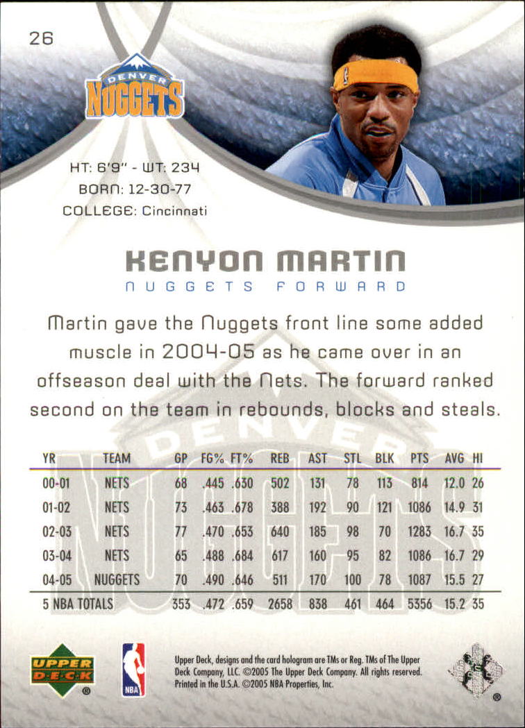 2005/2006 SP Game Used (Upper Deck) Basketball - Picture 51 of 293