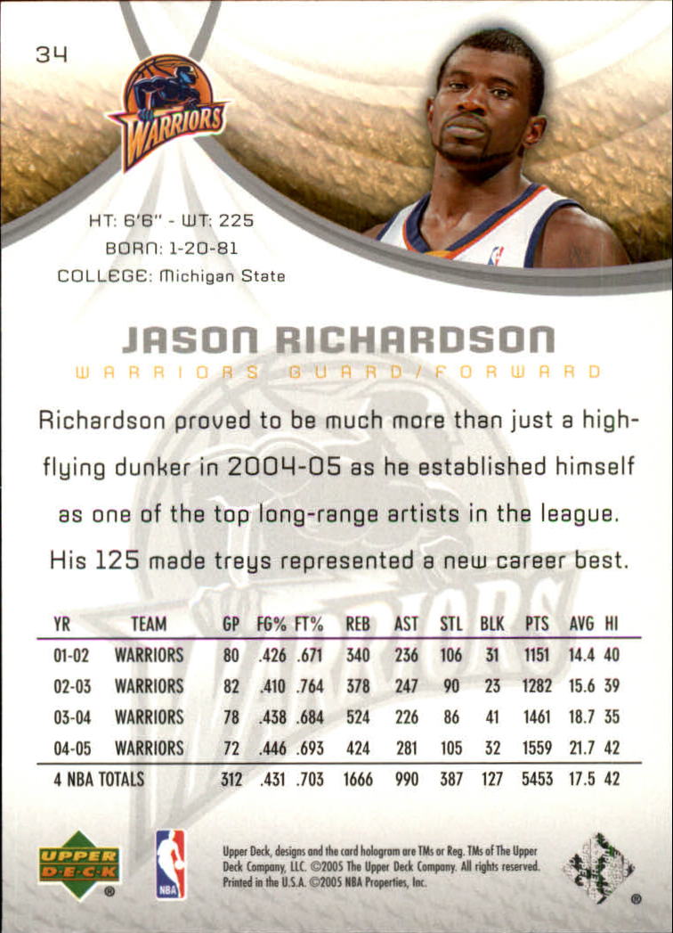 2005/2006 SP Game Used (Upper Deck) Basketball - Picture 67 of 293