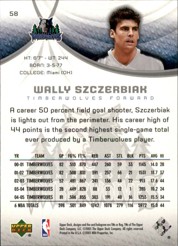 2005/2006 SP Game Used (Upper Deck) Basketball - Picture 115 of 293
