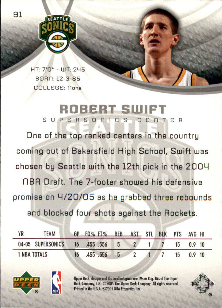 2005/2006 SP Game Used (Upper Deck) Basketball - Picture 181 of 293