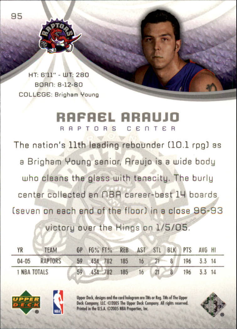 2005/2006 SP Game Used (Upper Deck) Basketball - Picture 189 of 293