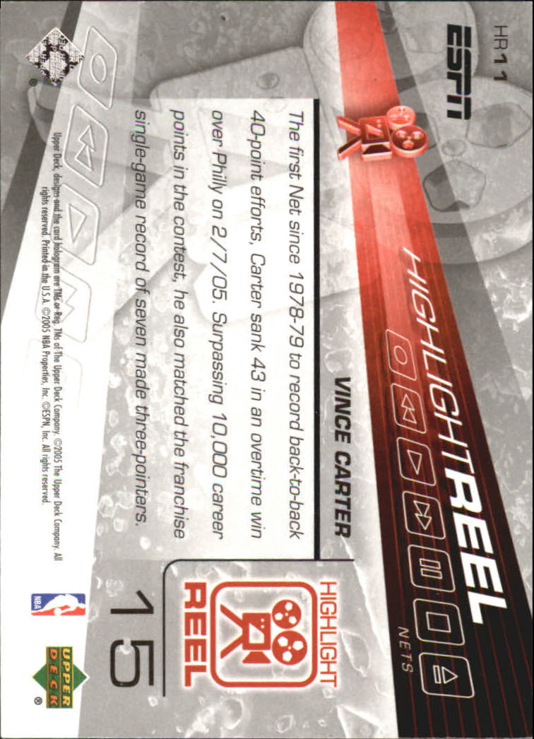 2005/2006 ESPN (Upper Deck) Basketball - Picture 65 of 284