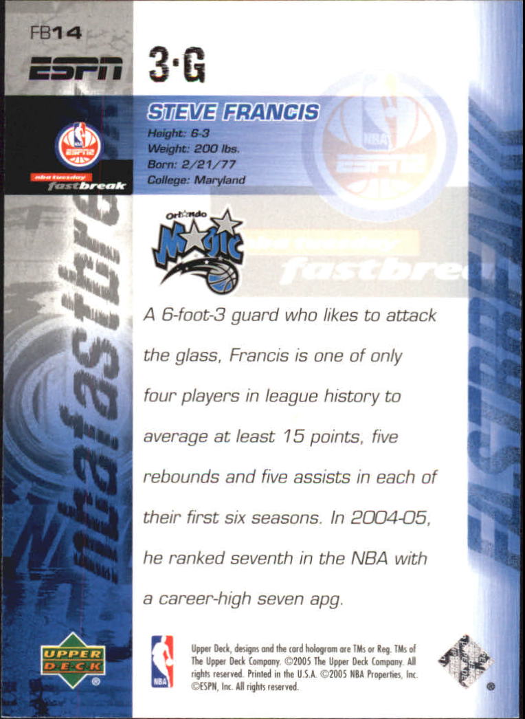 2005/2006 ESPN (Upper Deck) Basketball - Picture 41 of 284