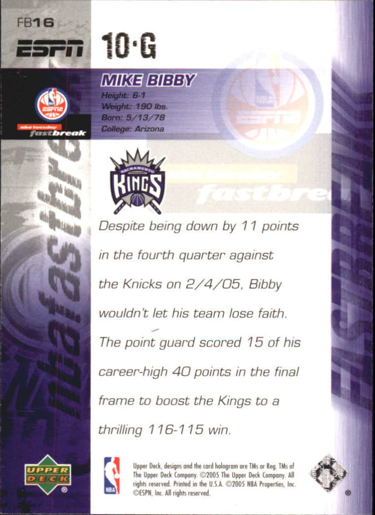 2005/2006 ESPN (Upper Deck) Basketball - Picture 39 of 284