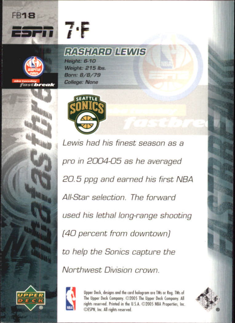 2005/2006 ESPN (Upper Deck) Basketball - Picture 37 of 284
