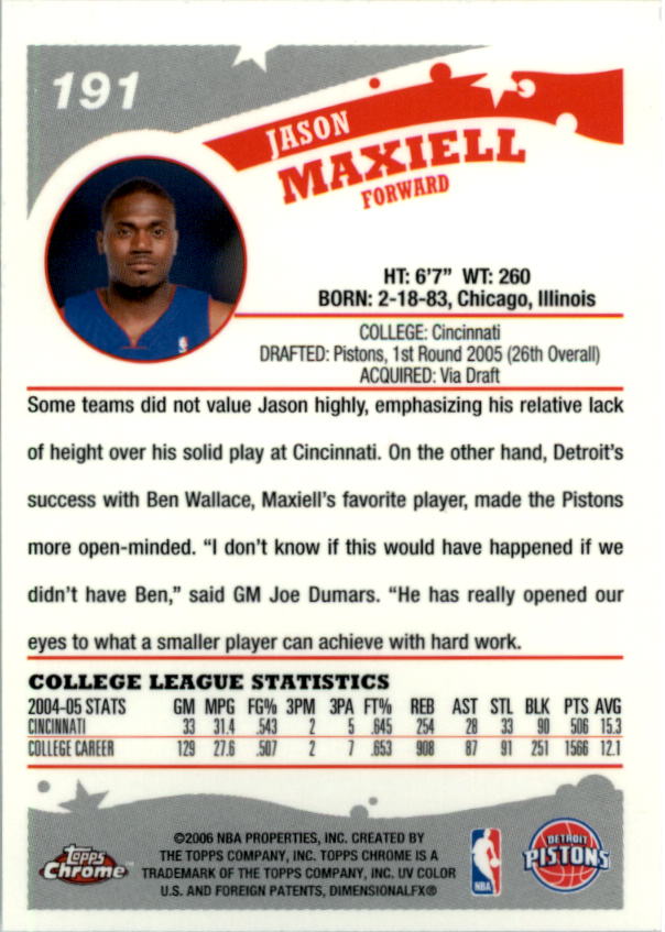 2005-06 Topps Chrome Basketball "Main Set" Cards #1 to #275 Rookies and Veterans - Picture 333 of 483