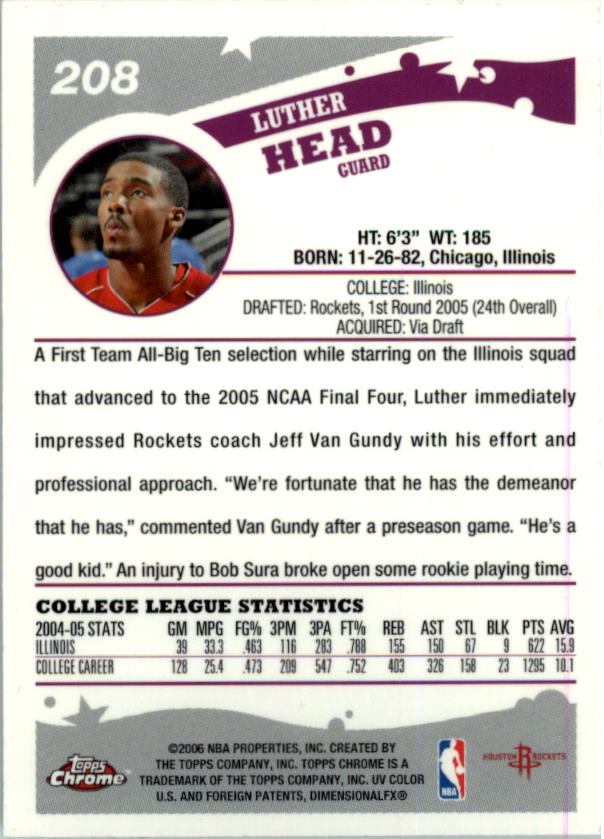 2005-06 Topps Chrome Basketball "Main Set" Cards #1 to #275 Rookies and Veterans - Picture 364 of 483