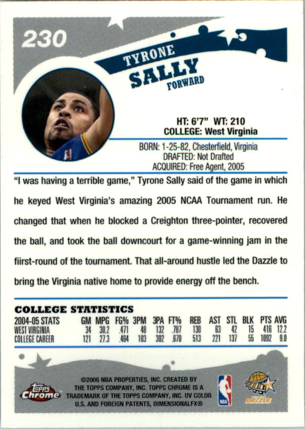 2005-06 Topps Chrome Basketball "Main Set" Cards #1 to #275 Rookies and Veterans - Picture 397 of 483