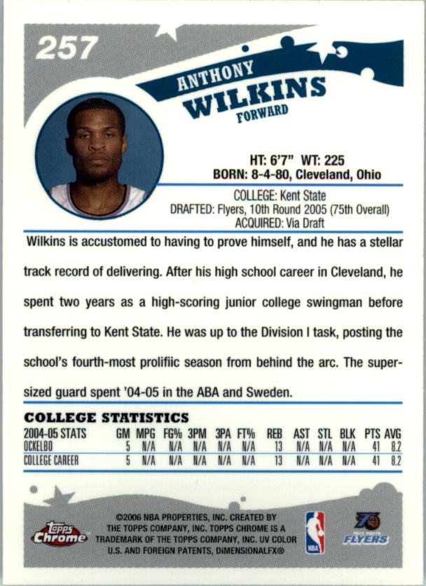 2005-06 Topps Chrome Basketball "Main Set" Cards #1 to #275 Rookies and Veterans - Picture 449 of 483