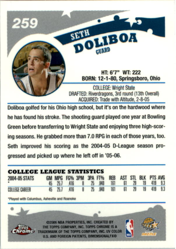 2005-06 Topps Chrome Basketball "Main Set" Cards #1 to #275 Rookies and Veterans - Picture 453 of 483