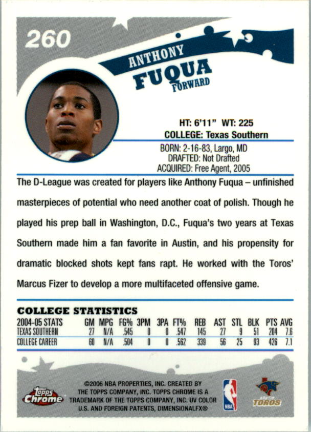 2005-06 Topps Chrome Basketball "Main Set" Cards #1 to #275 Rookies and Veterans - Picture 455 of 483