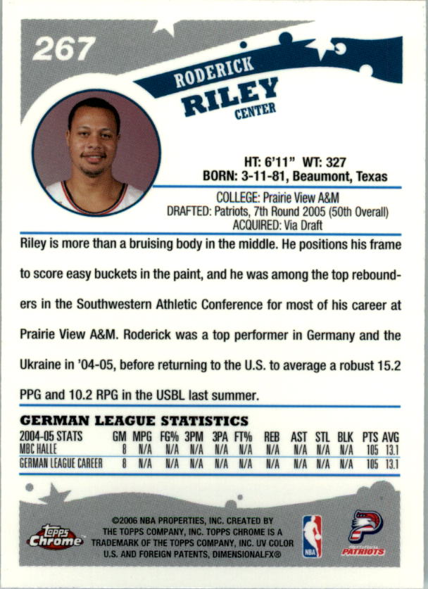 2005-06 Topps Chrome Basketball "Main Set" Cards #1 to #275 Rookies and Veterans - Picture 469 of 483