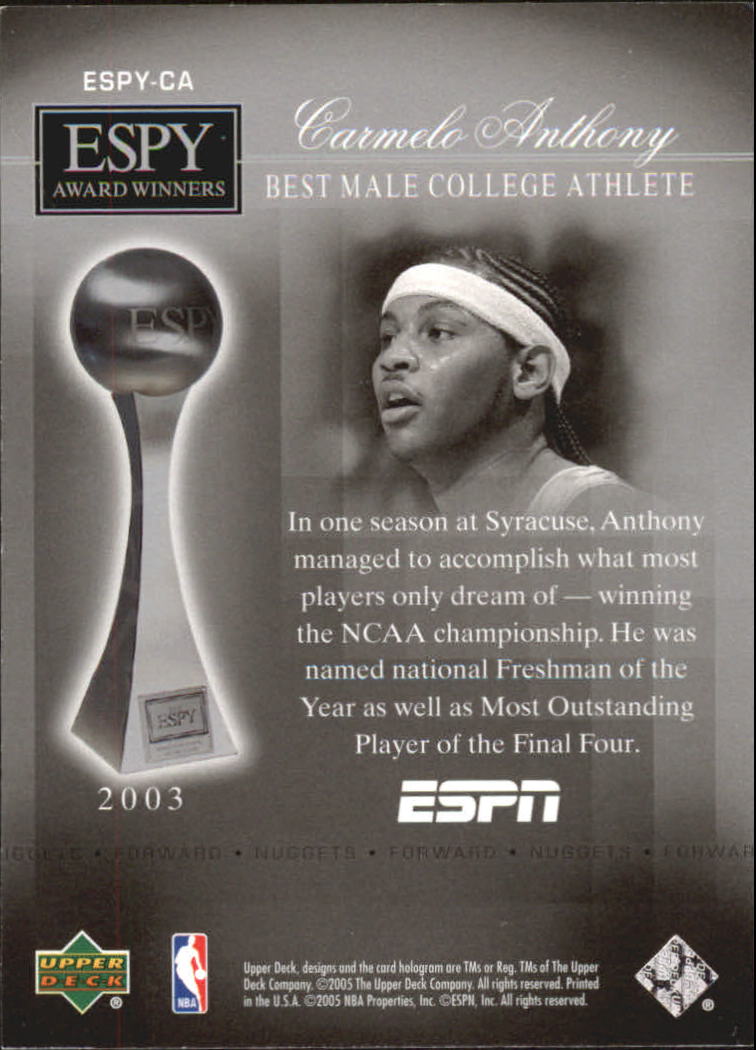 2005/2006 ESPN (Upper Deck) Basketball - Picture 91 of 284