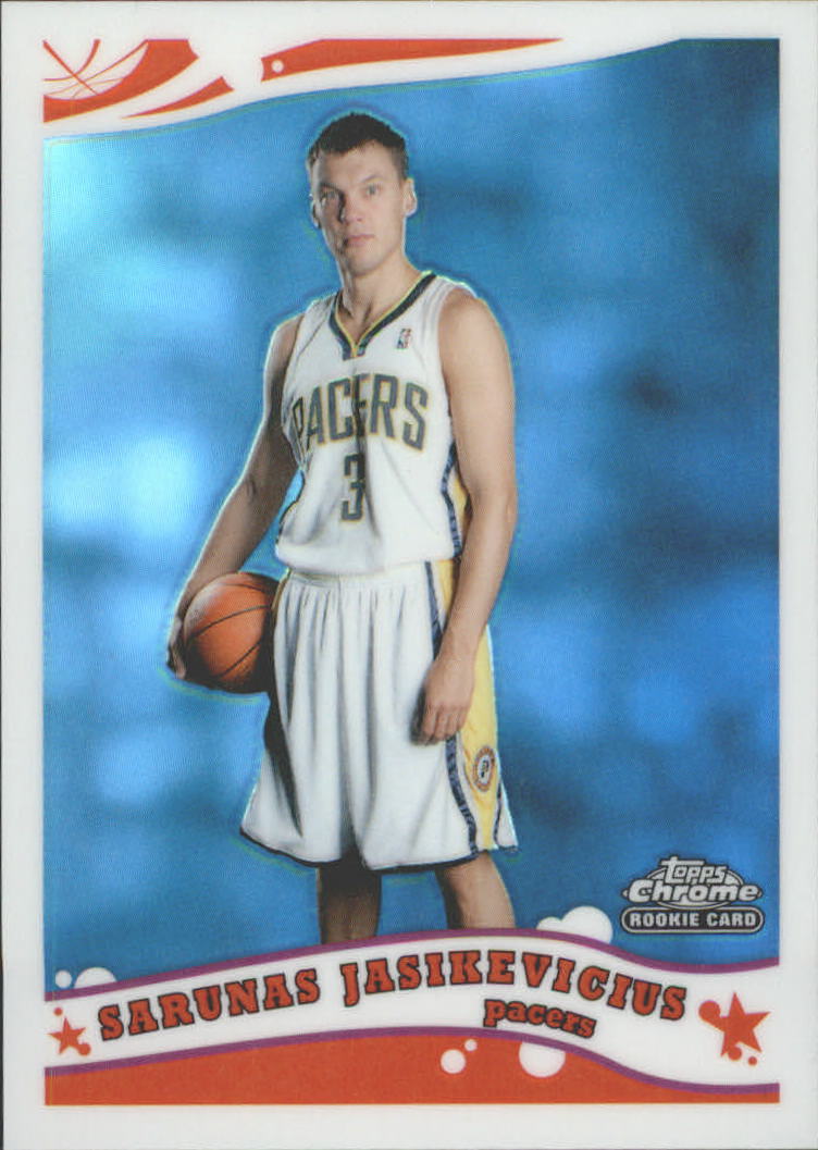 Tarjetas de inserto paralelo ""Refractores"" de baloncesto Topps cromadas 2005-06 - Imagen 29 de 98