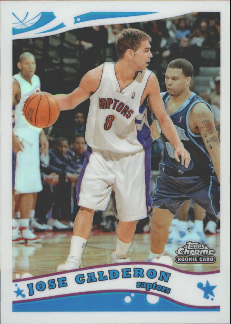 Tarjetas de inserto paralelo ""Refractores"" de baloncesto Topps cromadas 2005-06 - Imagen 33 de 98