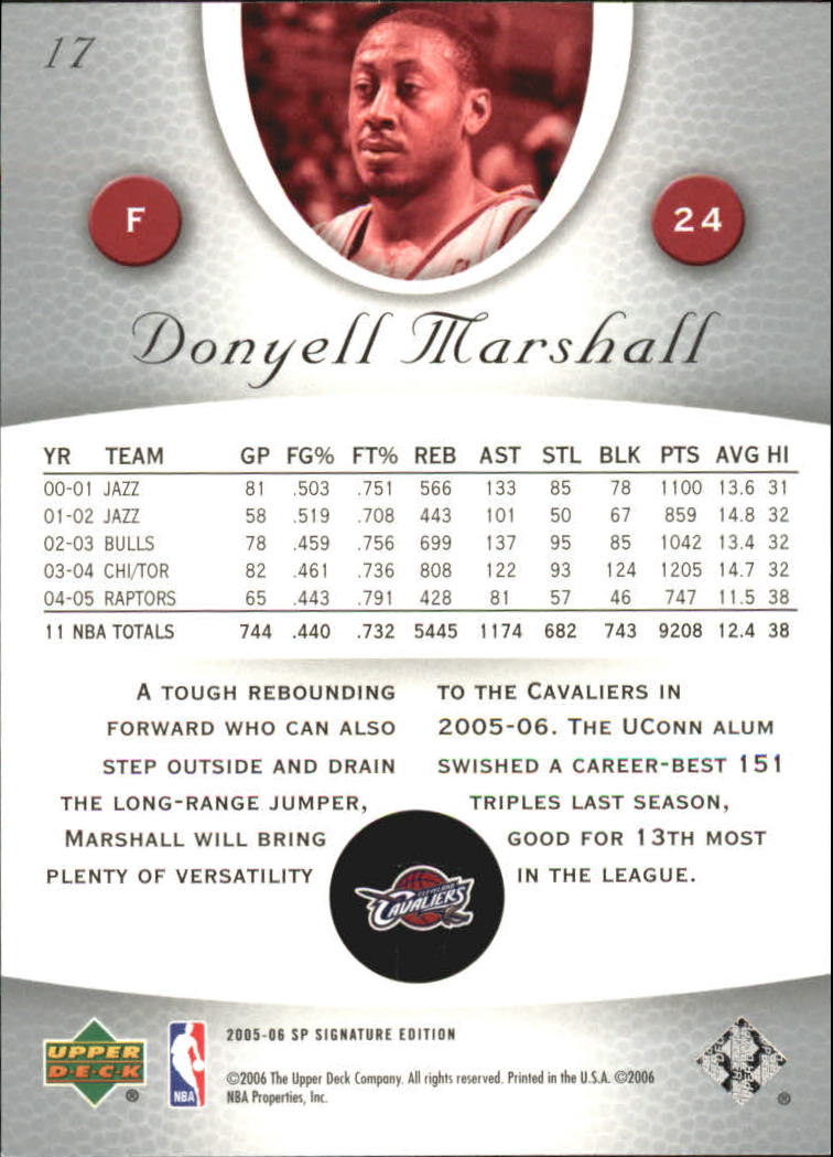 2005-06 SP Signature Edition Basketball YOU PICK - Picture 13 of 113