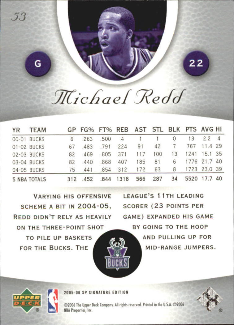 2005-06 SP Signature Edition Basketball YOU PICK - Picture 41 of 113
