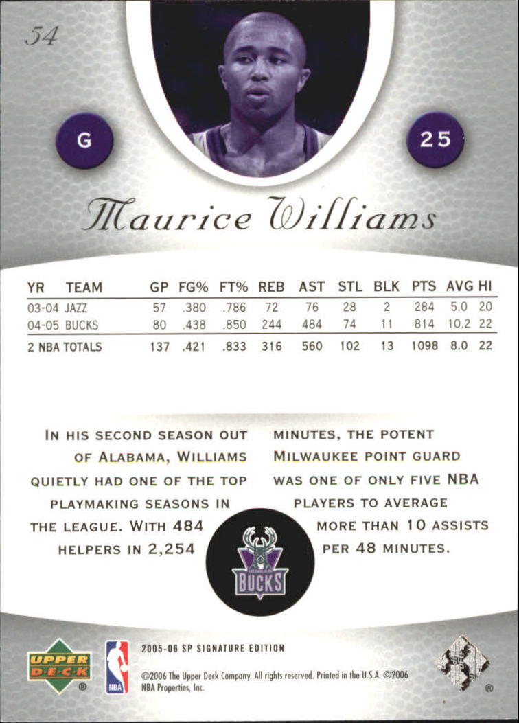 2005-06 SP Signature Edition Basketball YOU PICK - Picture 43 of 113
