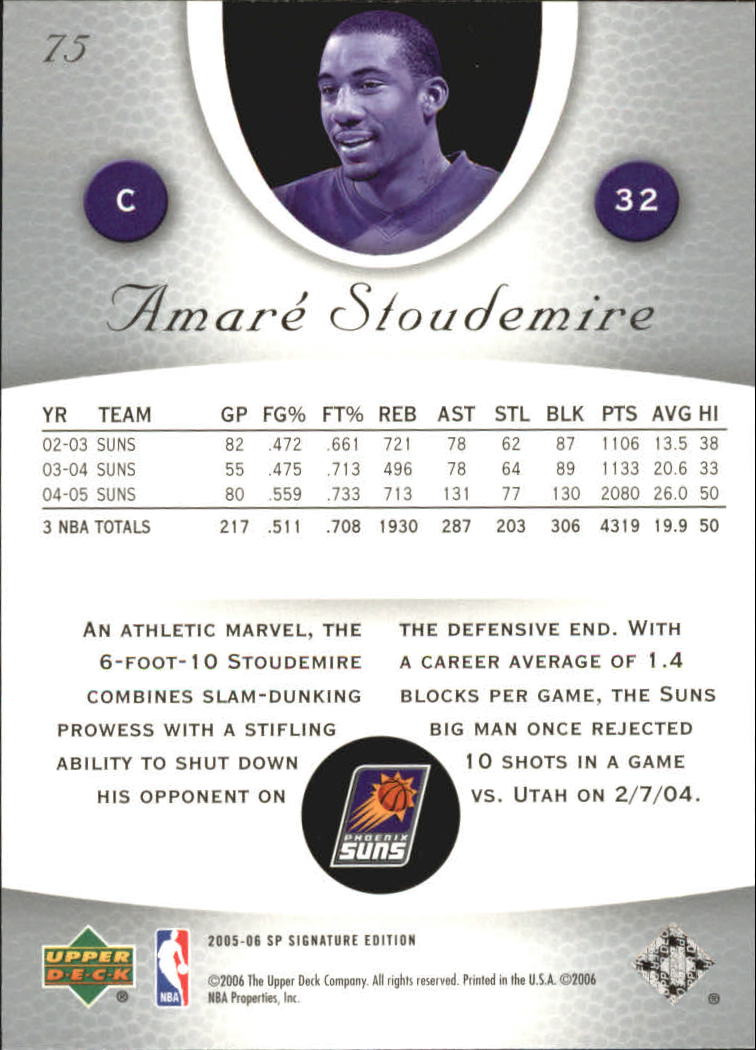2005-06 SP Signature Edition Basketball YOU PICK - Picture 53 of 113