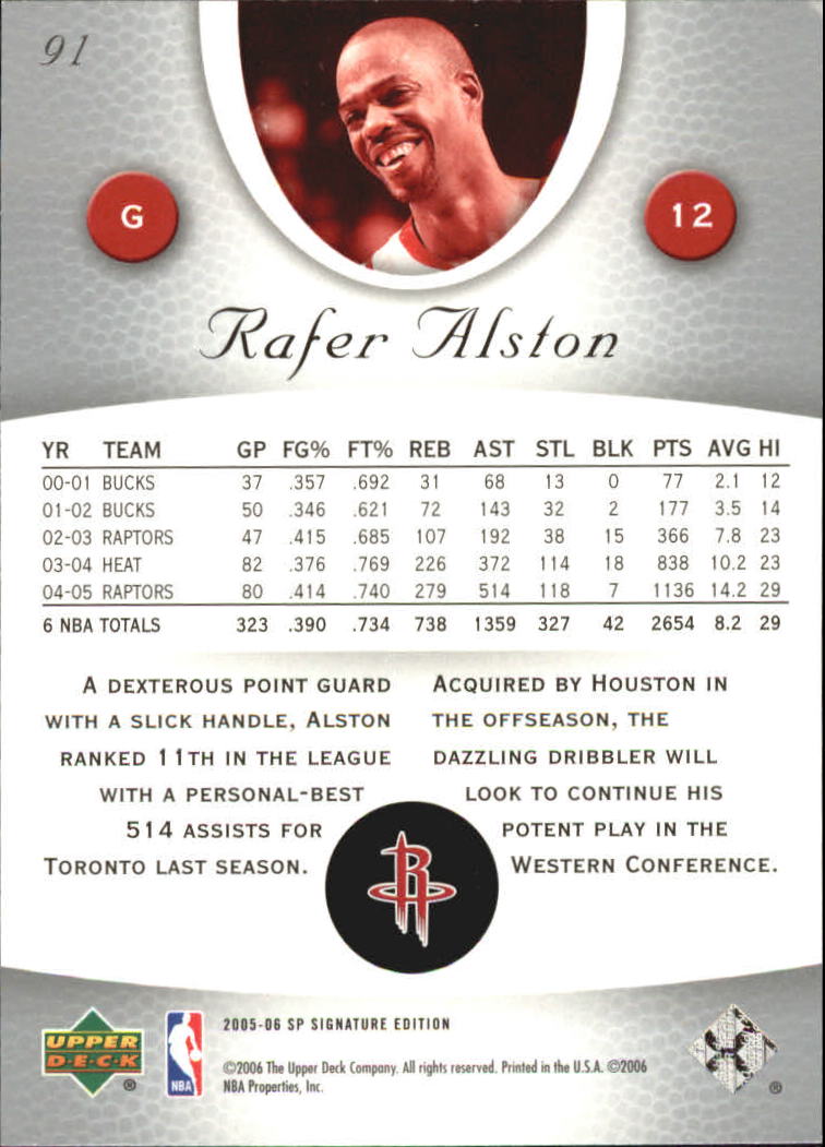 2005-06 SP Signature Edition Basketball YOU PICK - Picture 65 of 113