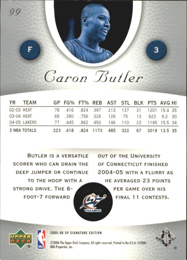 2005-06 SP Signature Edition Basketball YOU PICK - Picture 73 of 113
