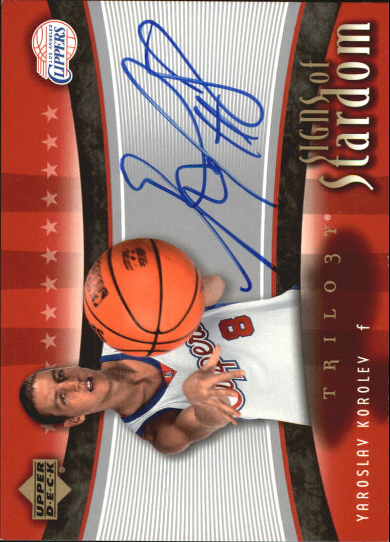 2005-06 Upper Deck Trilogy Basketball Signs of Stardom AUTO You Pick - Picture 25 of 26