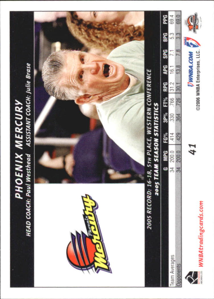 B1698- 2006 WNBA Basketball Card #s 1-110 +Inserts -You Pick- 15+ FREE US SHIP