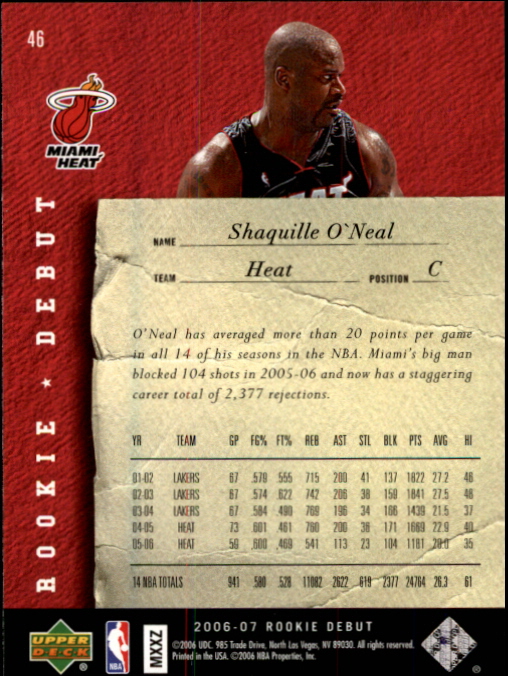 2006/2007 Rookie Debut (Upper Deck) Basketball - Picture 17 of 61