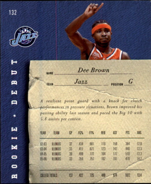 2006/2007 Rookie Debut (Upper Deck) Basketball - Picture 51 of 61