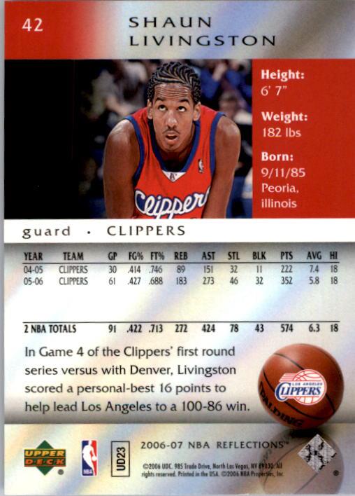 2006/2007 Reflections (Upper Deck) Basketball - Picture 11 of 90