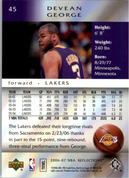 2006/2007 Reflections (Upper Deck) Basketball - Picture 15 of 90