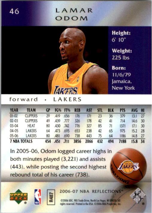 2006/2007 Reflections (Upper Deck) Basketball - Picture 17 of 90