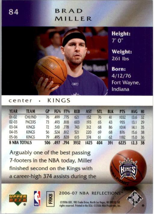 2006/2007 Reflections (Upper Deck) Basketball - Picture 47 of 90