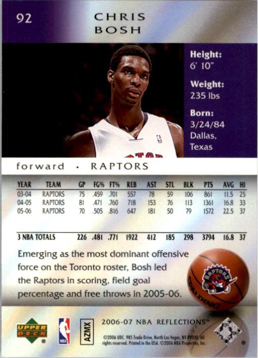 2006/2007 Reflections (Upper Deck) Basketball - Picture 49 of 90