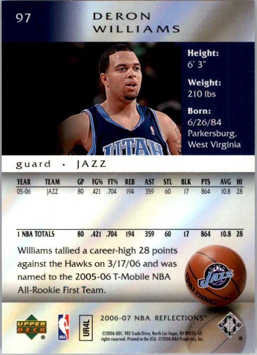2006/2007 Reflections (Upper Deck) Basketball - Picture 53 of 90