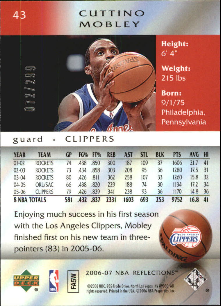 2006/2007 Reflections (Upper Deck) Basketball - Picture 74 of 90