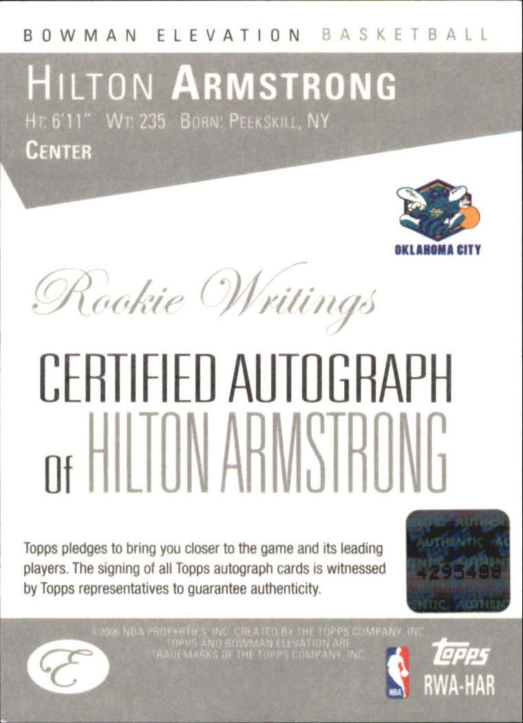 2006-07 Bowman Elevation Basketball Rookie Writing Autographs AUTO You Pick - Picture 26 of 29