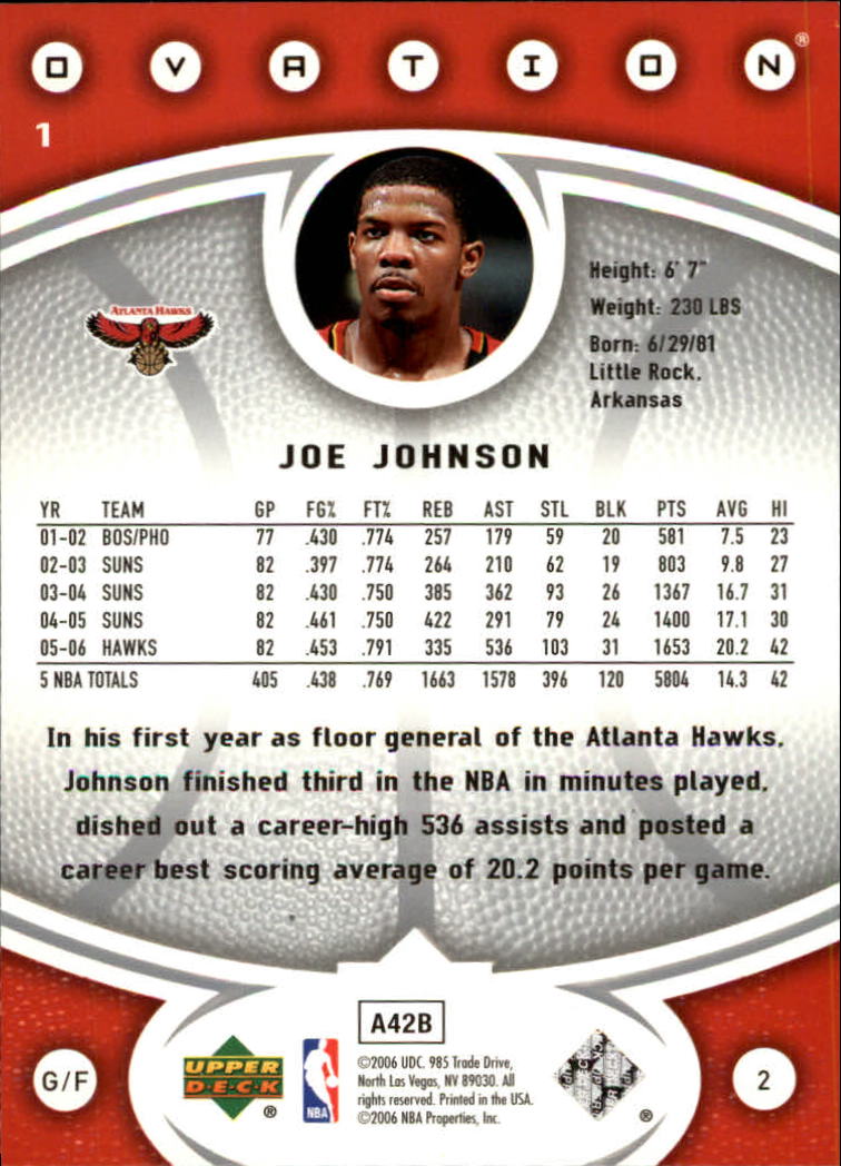 2006/2007 Ovation (Upper Deck) Basketball - Picture 227 of 227