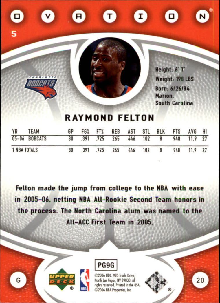 2006/2007 Ovation (Upper Deck) Basketball - Picture 219 of 227