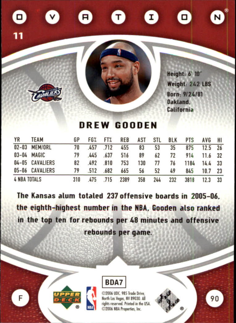 2006/2007 Ovation (Upper Deck) Basketball - Picture 207 of 227