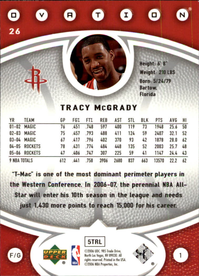 2006/2007 Ovation (Upper Deck) Basketball - Picture 177 of 227