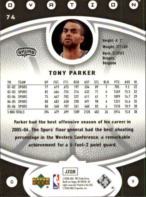 2006/2007 Ovation (Upper Deck) Basketball - Picture 85 of 227